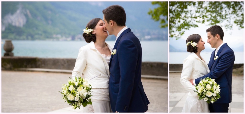 photo couple mariage lac annecy