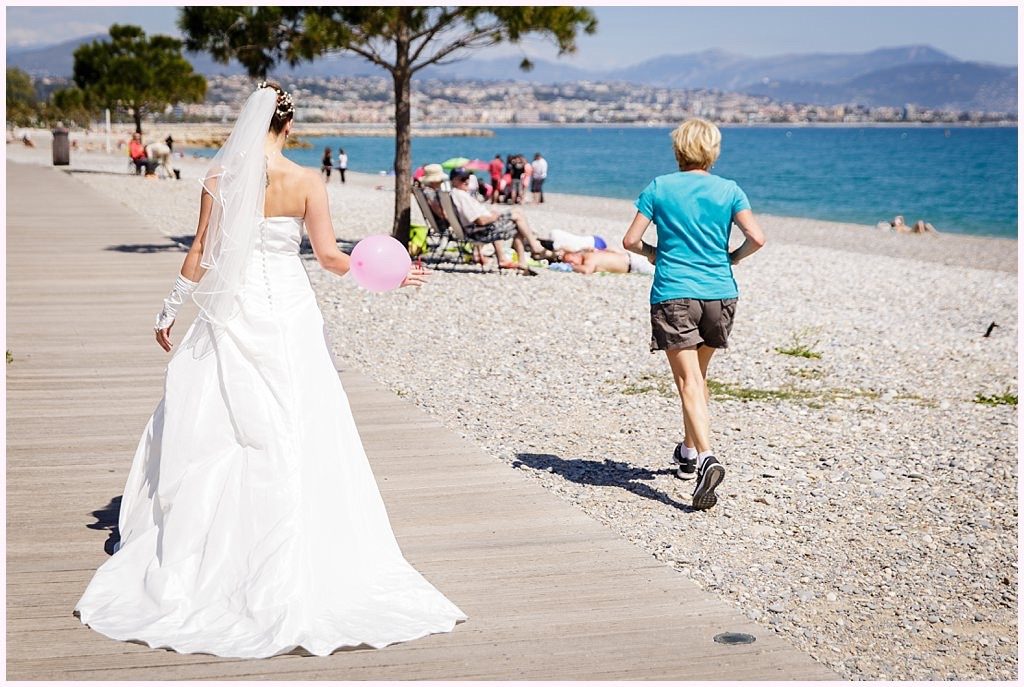 photographe mariage bord de mer antibes plage aurélie allanic